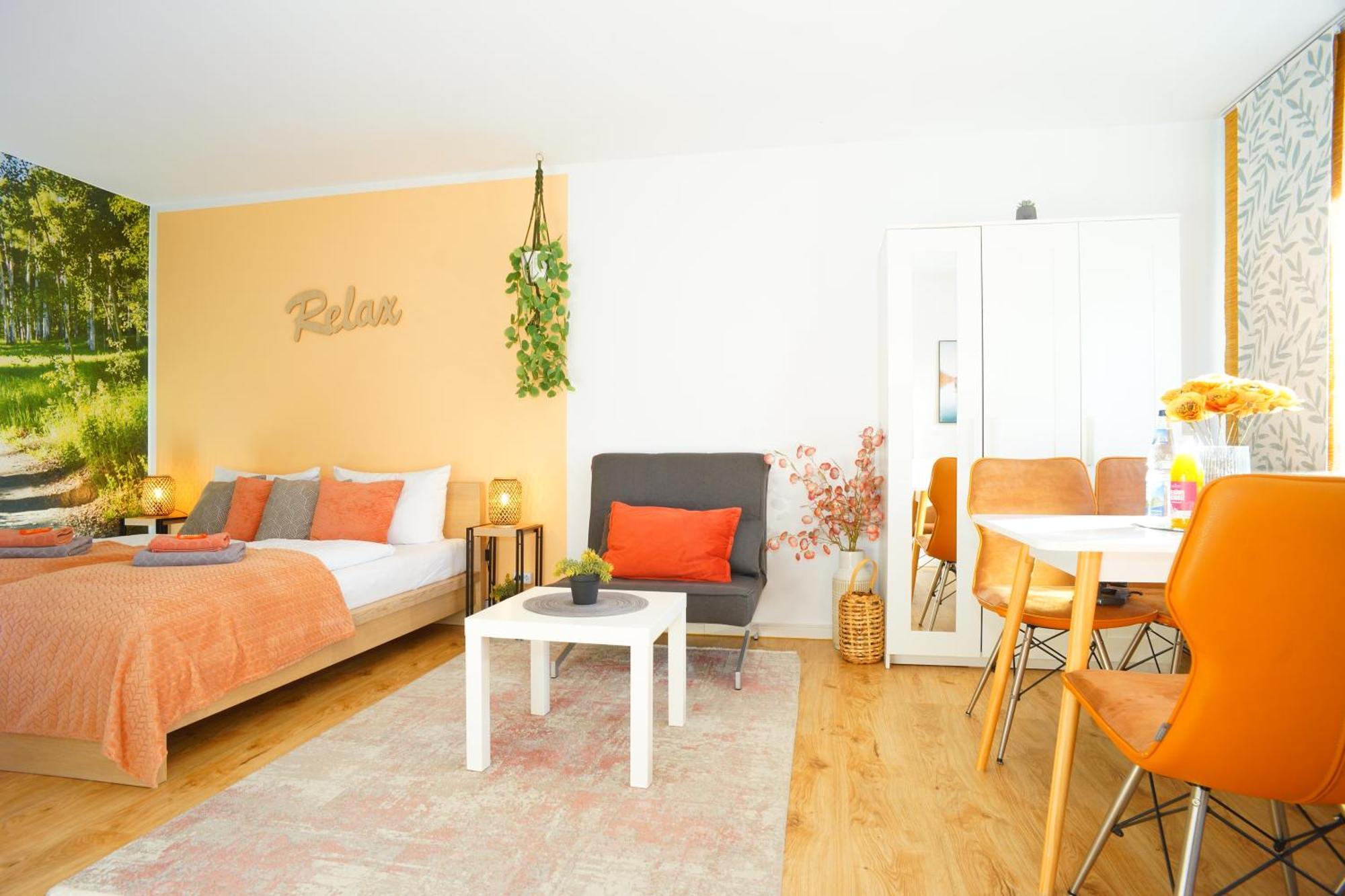 Relax - Orange Mit Pool Und Sauna Зонтхофен Экстерьер фото